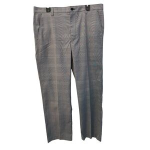 FootJoy fancy Performance Stretch Golf Pants in a gray and blue NWT